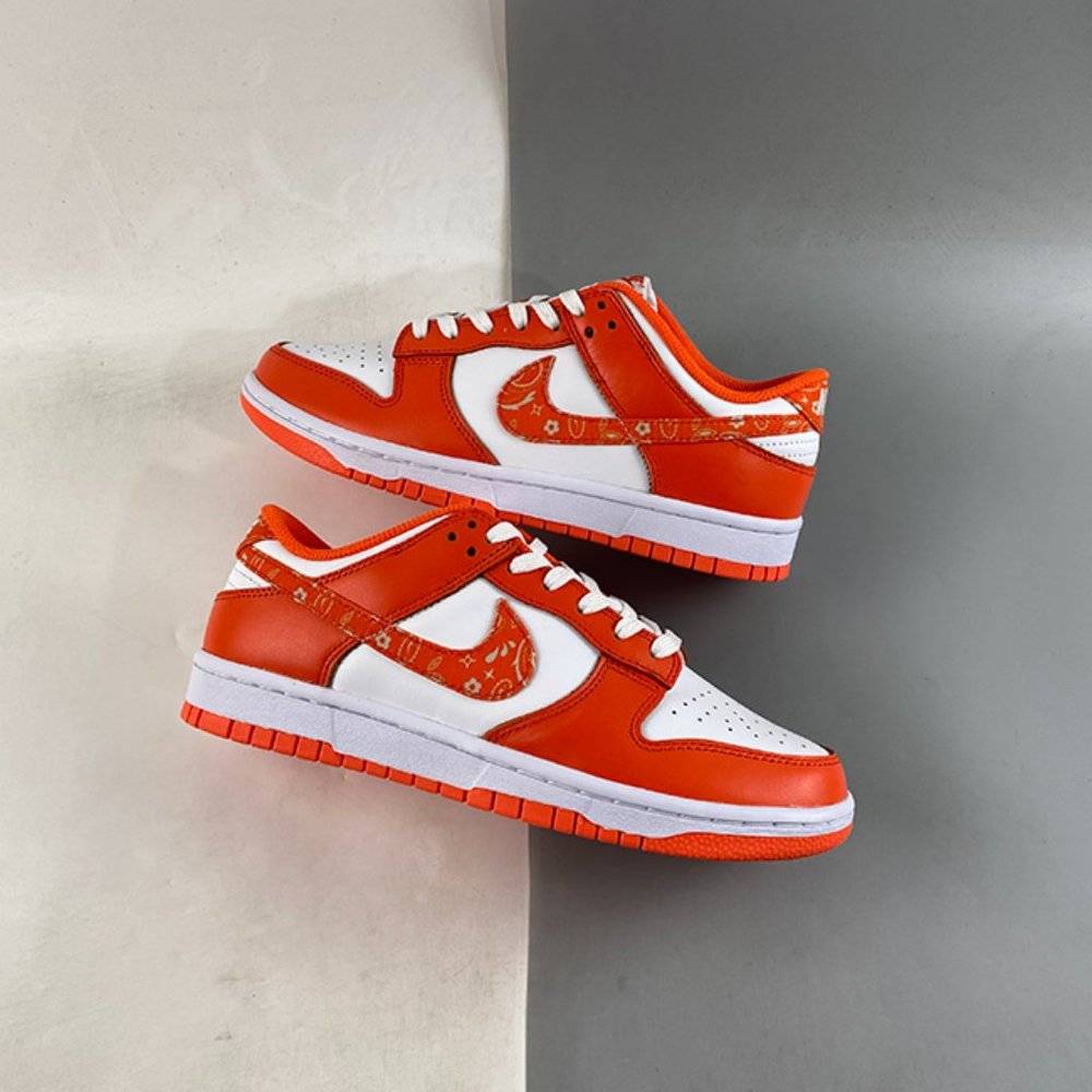 Nike Dunk Low Orange Paisley DH4401-103 Sneakers